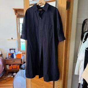 NWT COS Navy Blue Shirt Dress